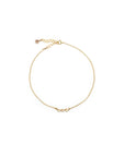 Triple Wave Chain anklet
