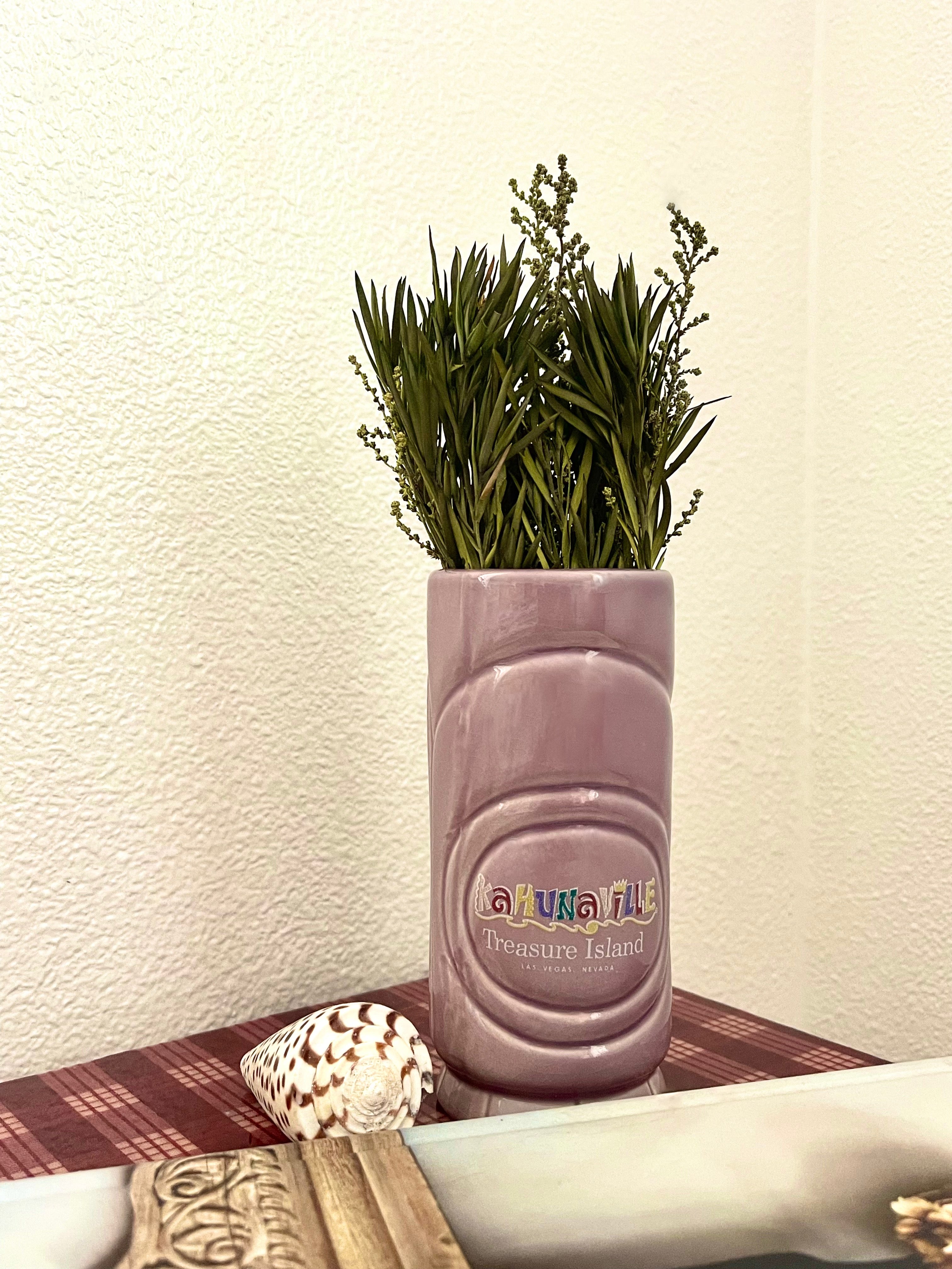 Aloha Purple Tiki Tumbler