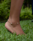 Jennifer Petite Pearl anklet