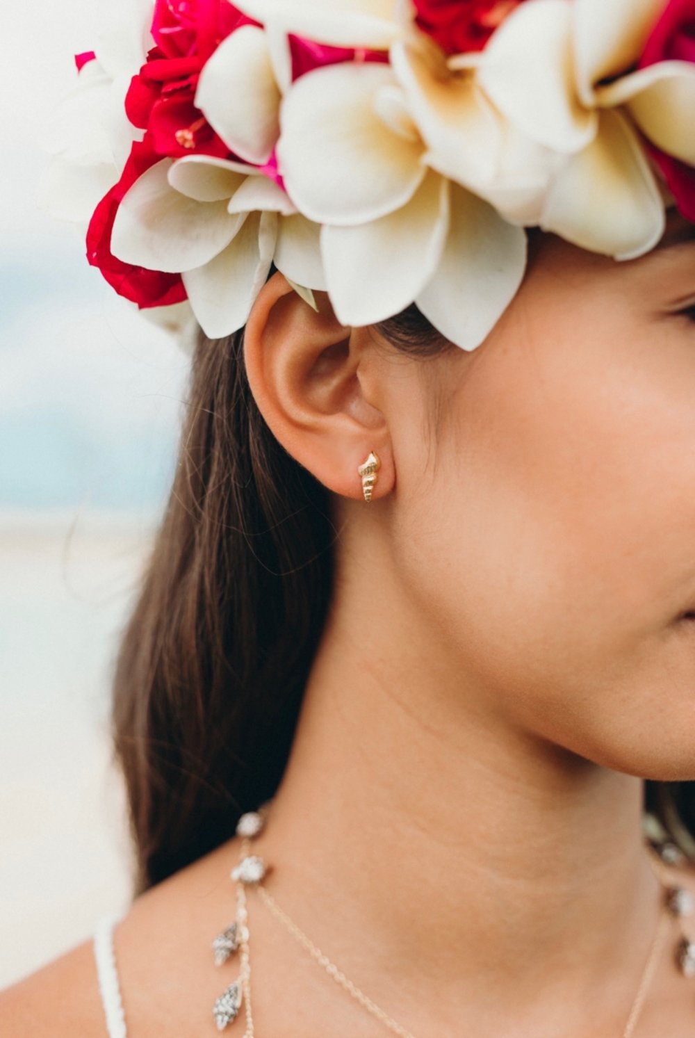 *BUNDLE + SAVE Mini Waimea Cone Shell studs