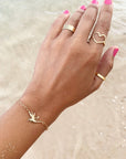 Bird of Paradise Chain bracelet
