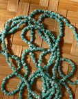 Turquoise Blue Seed Bead necklace