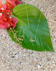 20% to Maui Food Bank — Silhouette Textured Single Hawaiian Island Pendant necklace