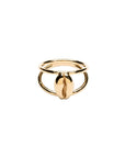 Ocean Cowrie Shell ring