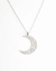 Kiara Swirl Moon Necklace