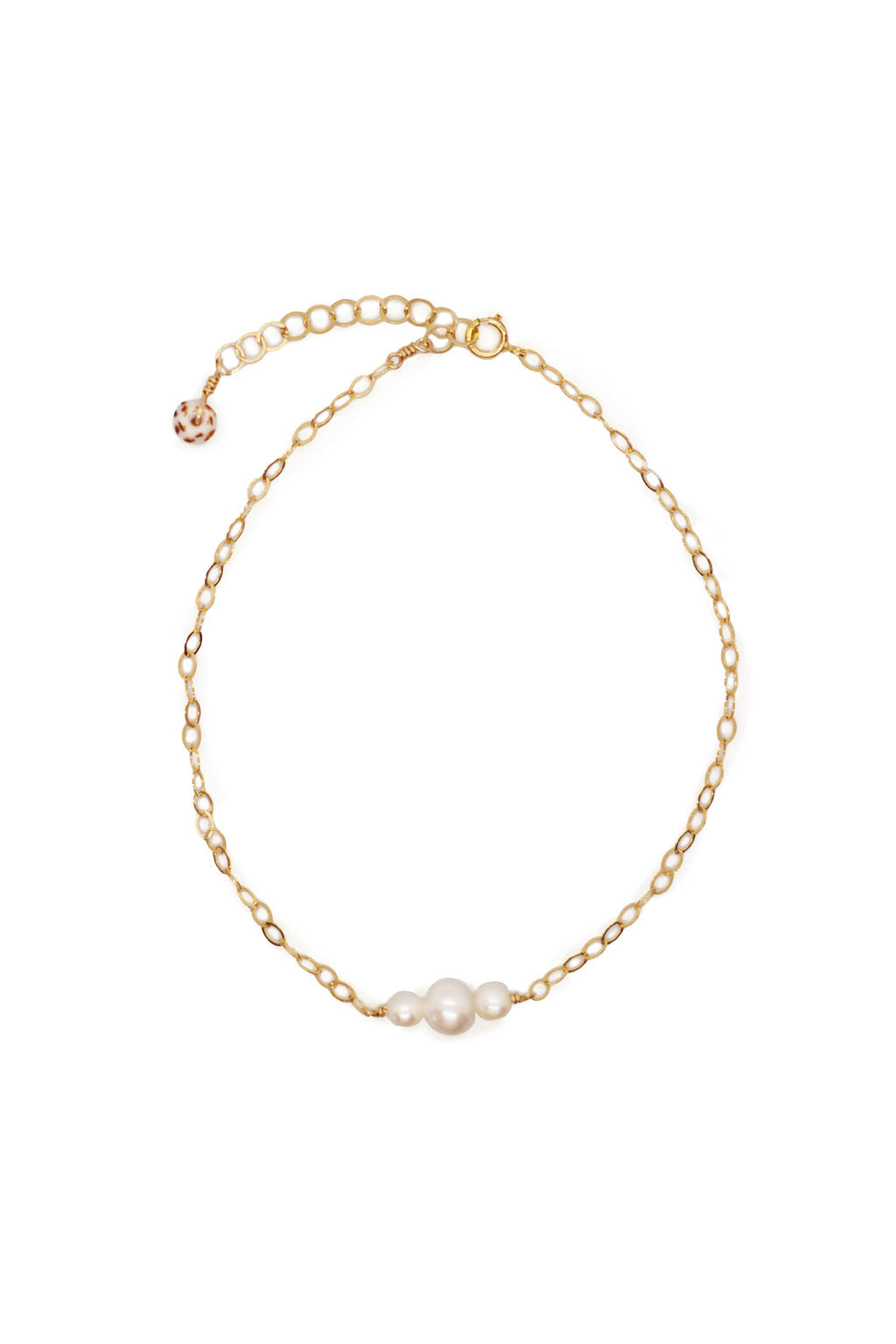 *LAST ONES Kate Pearl anklet