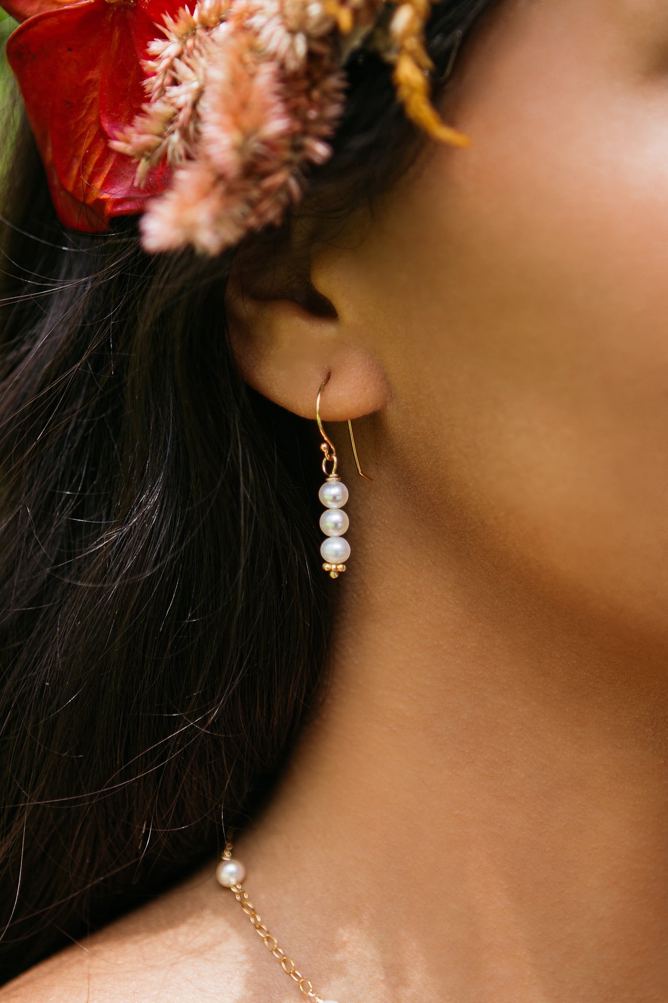 Katrina Vertical Bar Drop earrings