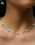 Kelsey Pearl Choker necklace