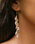 Long Signature Lei Drop earrings