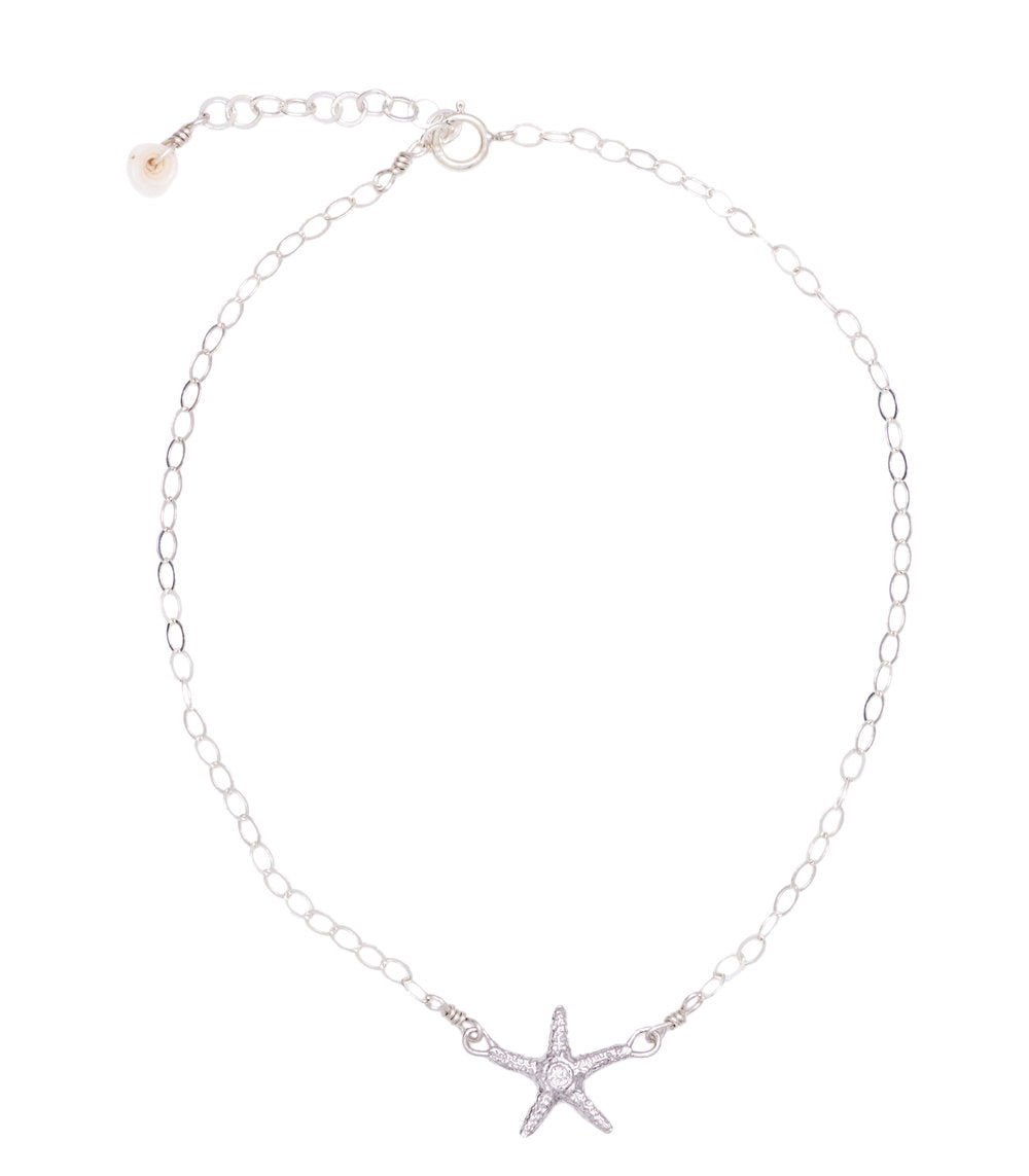 20% to Make-A-Wish Hawaii — Manini Starfish Chain anklet