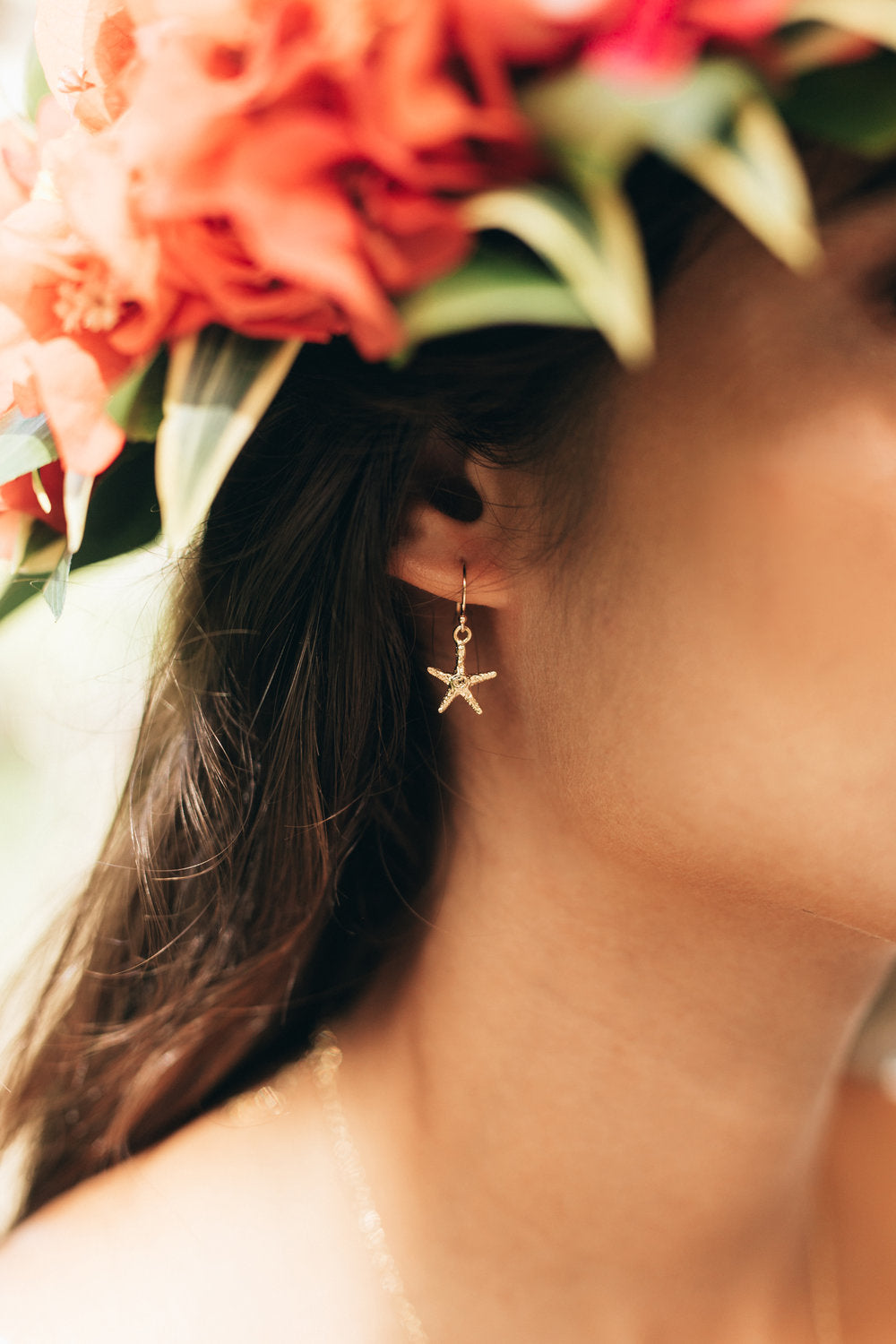 20% to Make-A-Wish Hawaii — Petite Starfish drop earrings