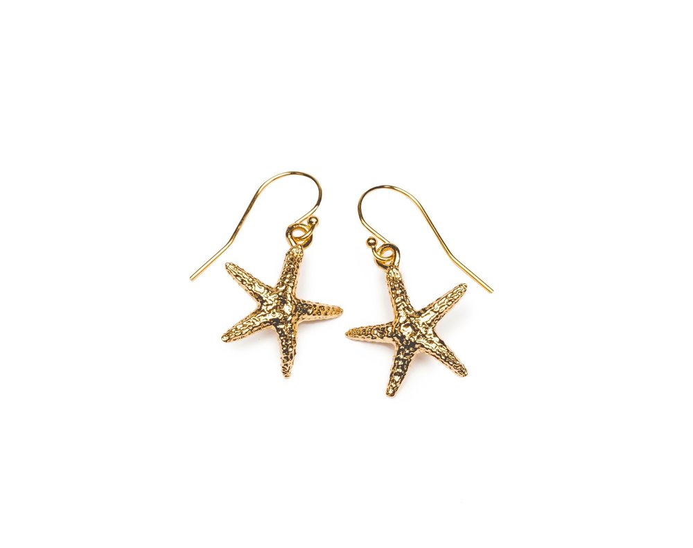 20% to Make-A-Wish Hawaii — Medium Starfish drop earrings