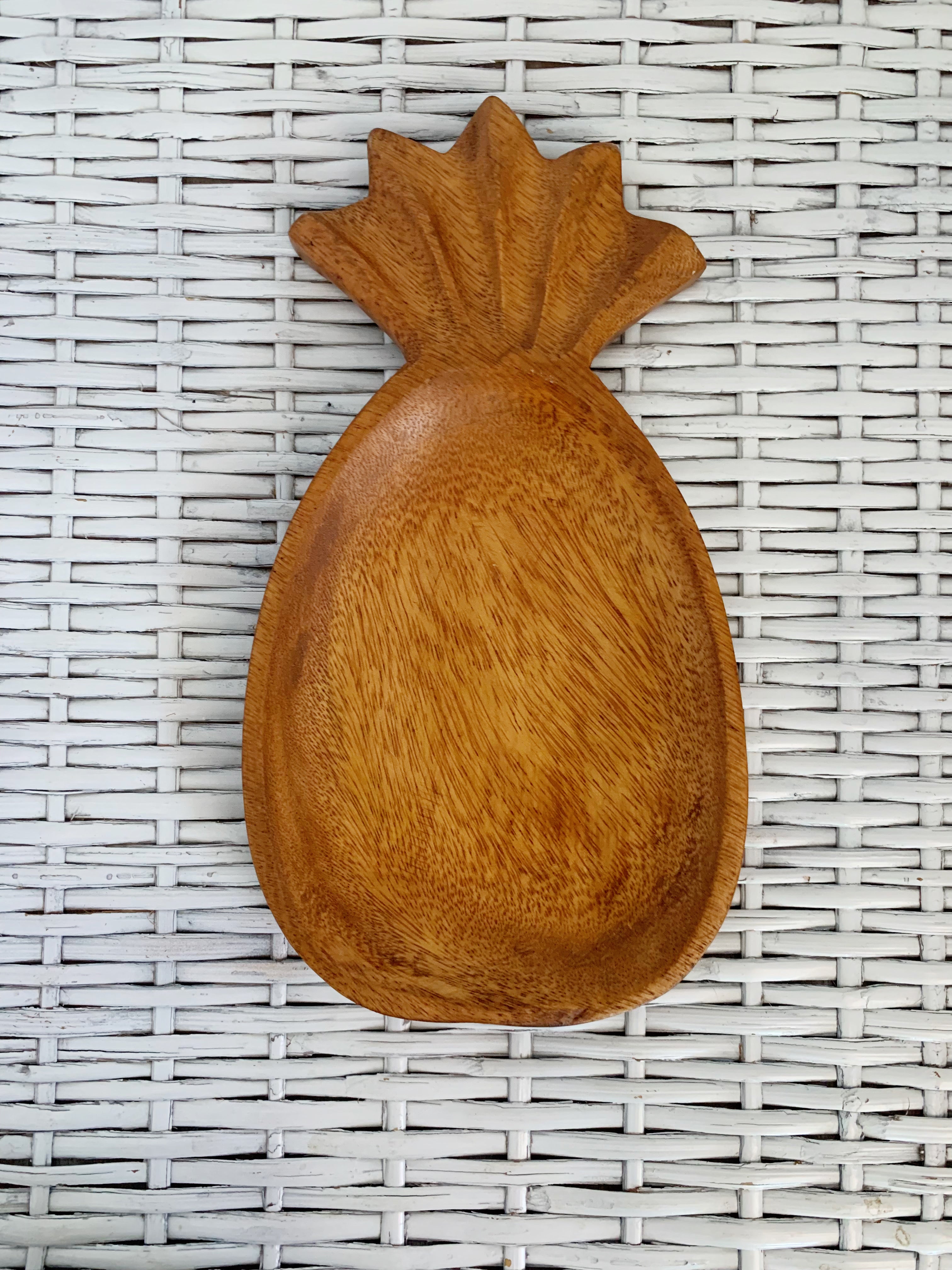 Pineapple Light Wood bowl