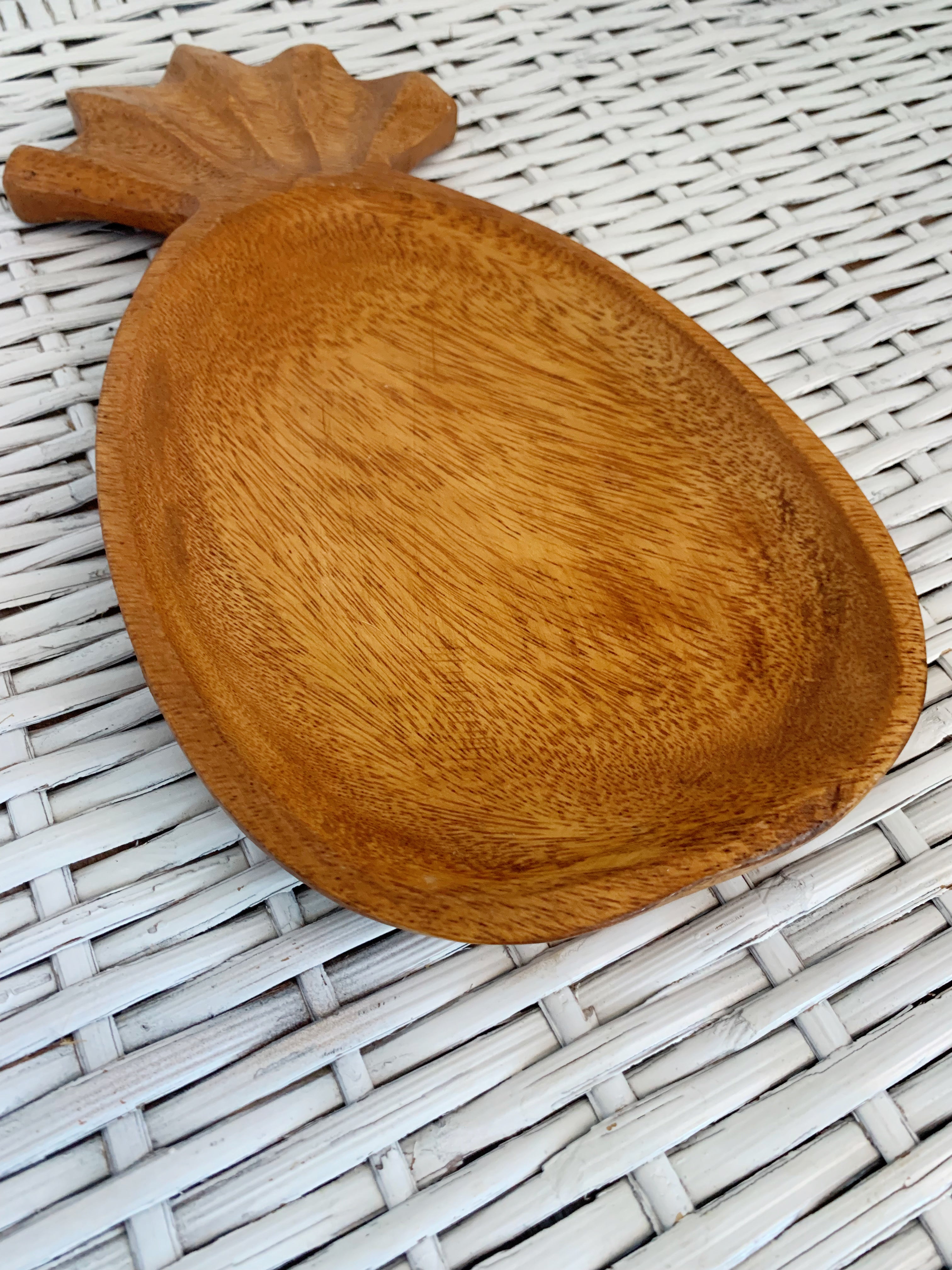 Pineapple Light Wood bowl
