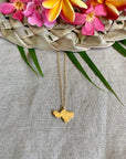 Textured Single Hawaiian Island Pendant necklace: Maui