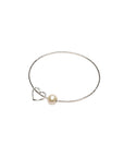 White Pearl Love Heart bangle