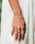 Aloha Wailea Wire Script Chain bracelet