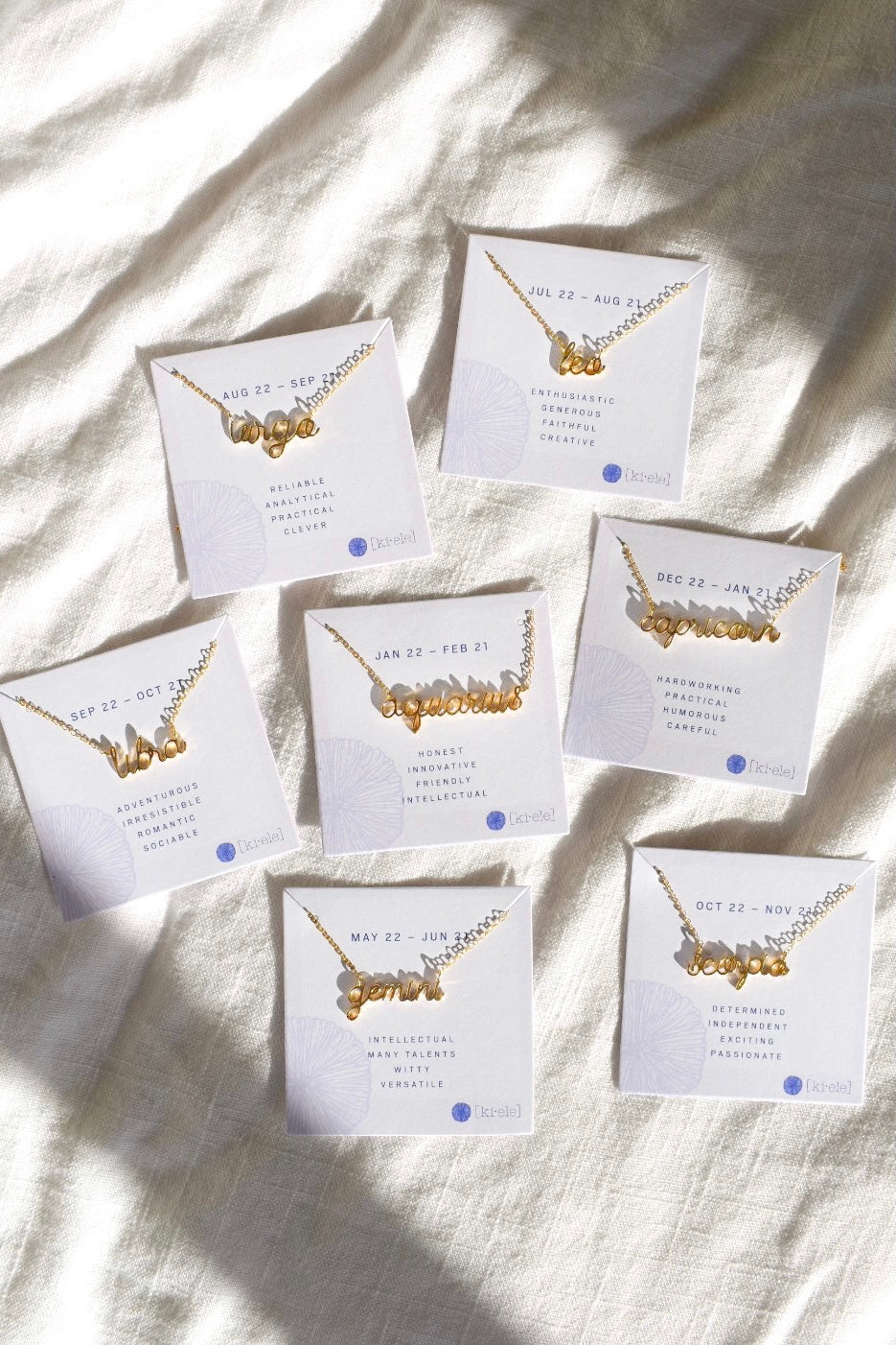 Horoscope necklace