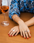 *LAST ONES Abigail Organic Swirl ring