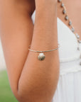 Golden Sunrise Shell bangle